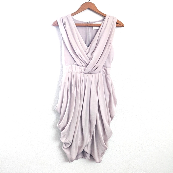 Lush Dresses & Skirts - Lush Light Lilac Waterfall Front Cocktail Dress S